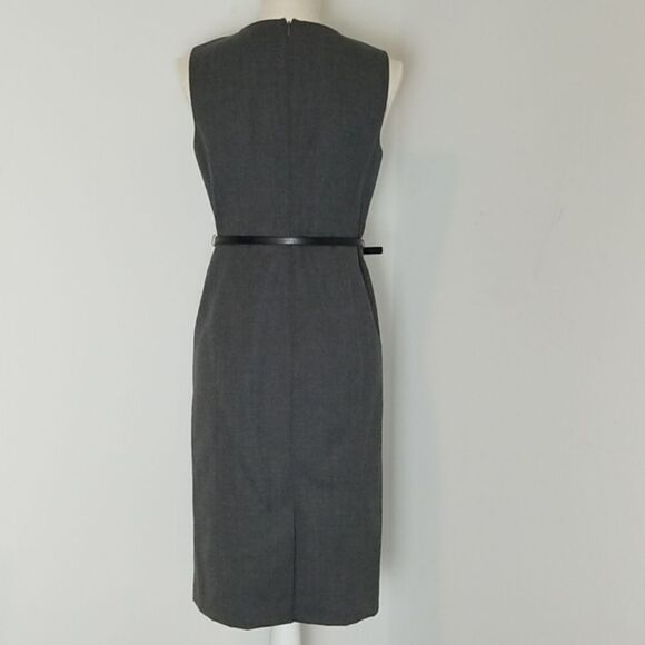 Talbots Women's Vintage two piece midi Dress and Blazer vintage suit dark‎ grey - Picture 6 of 16